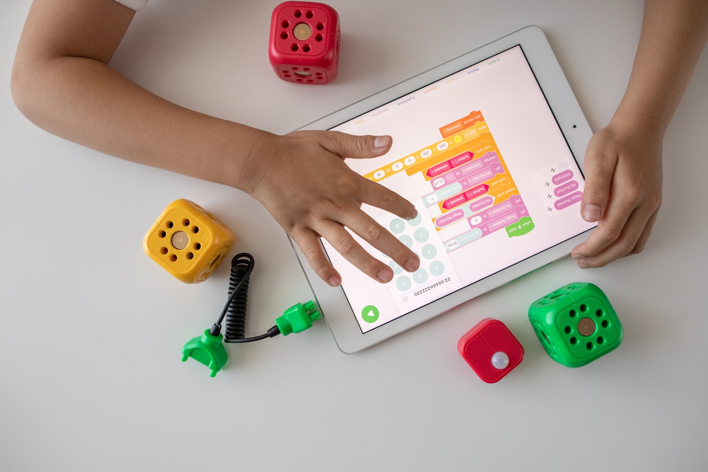 Student learning coding